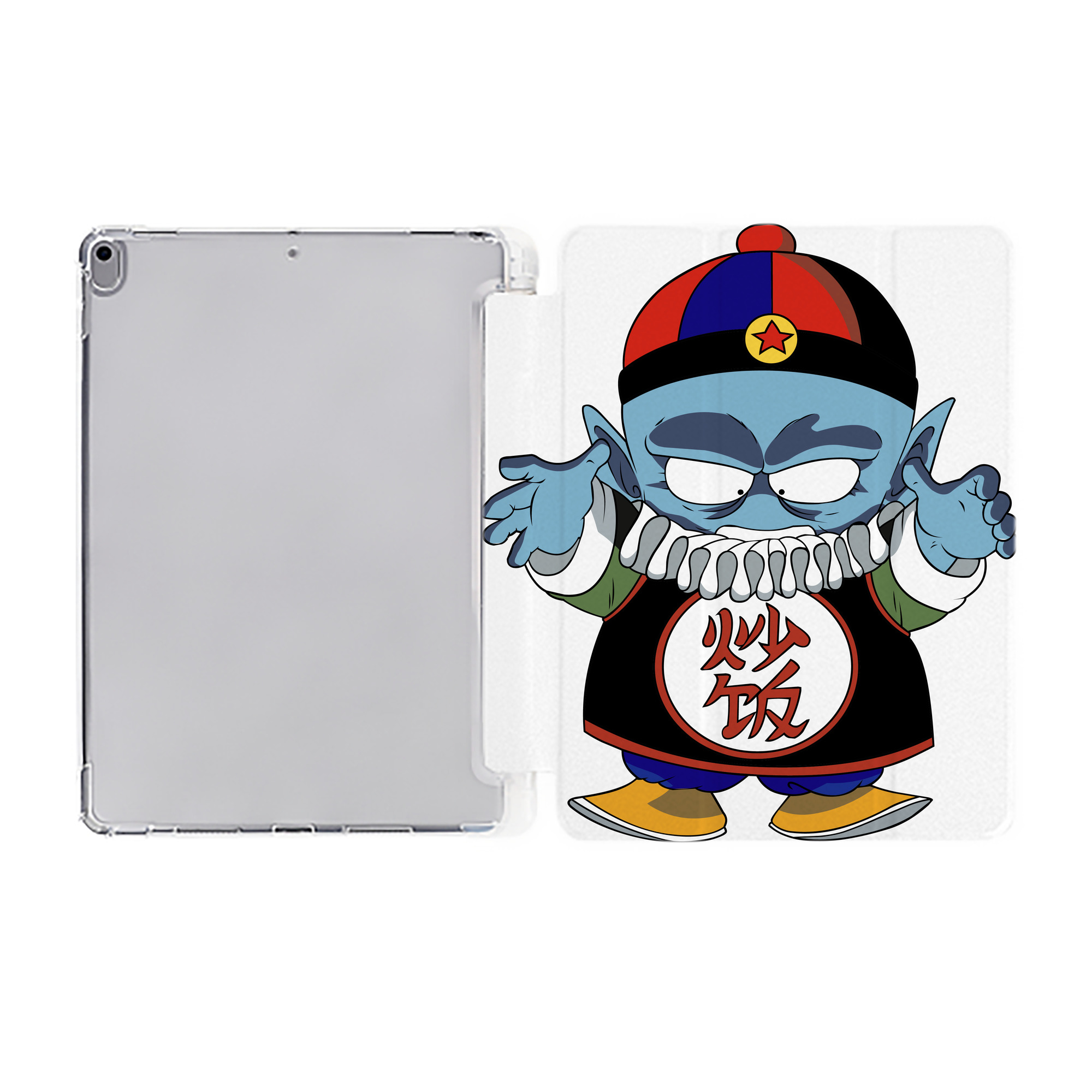 （画像用） ドラゴンボール DRAGON BALL IPad ケース ペン収納付き 三つ折りスタンド PUレザー×シリコン 対応機種9.5/10.5/10.9インチ